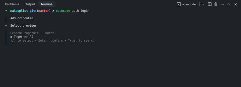 Together Api Configure OpenCode with Together AI models - Together AI docs