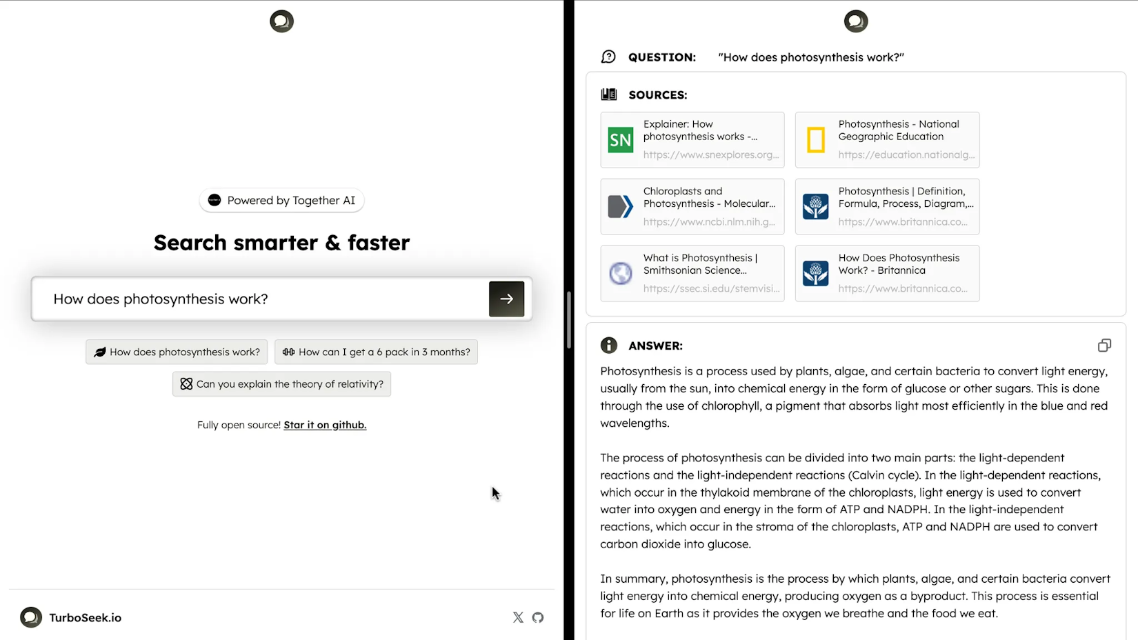 How To Build An AI Search Engine (OSS Perplexity Clone) - Together.ai Docs
