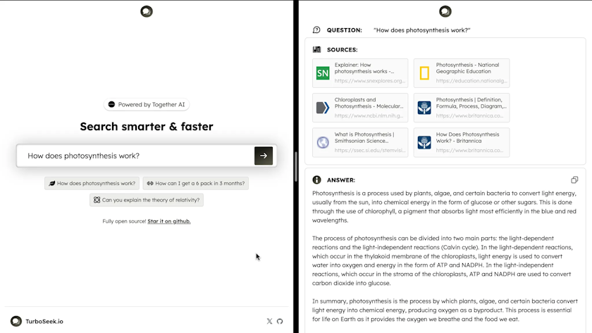 How To Build An AI Search Engine (OSS Perplexity Clone) - Together.ai Docs