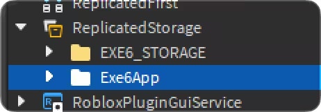 Exe 6 app folder
