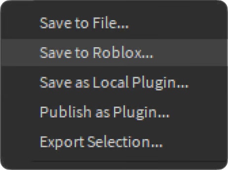 Save to roblox