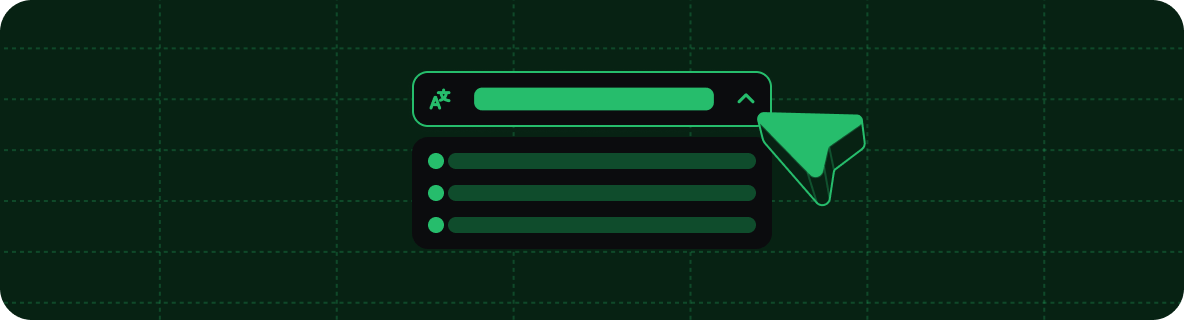 Decorative graphic of a language switcher.