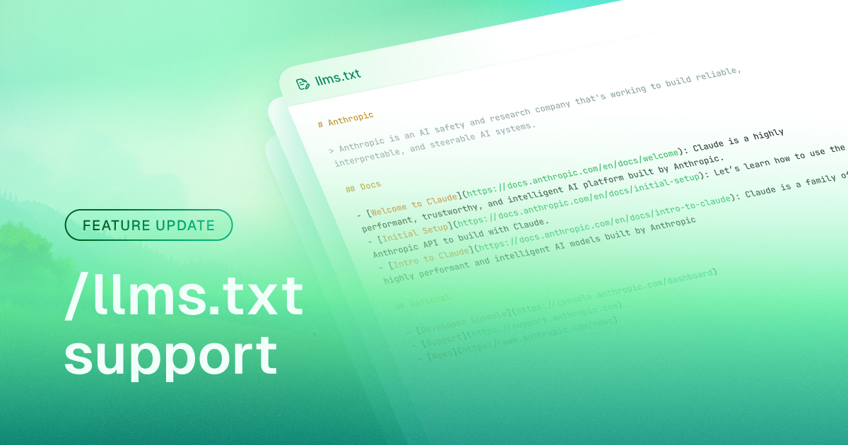 Compatibilidad con llms.txt