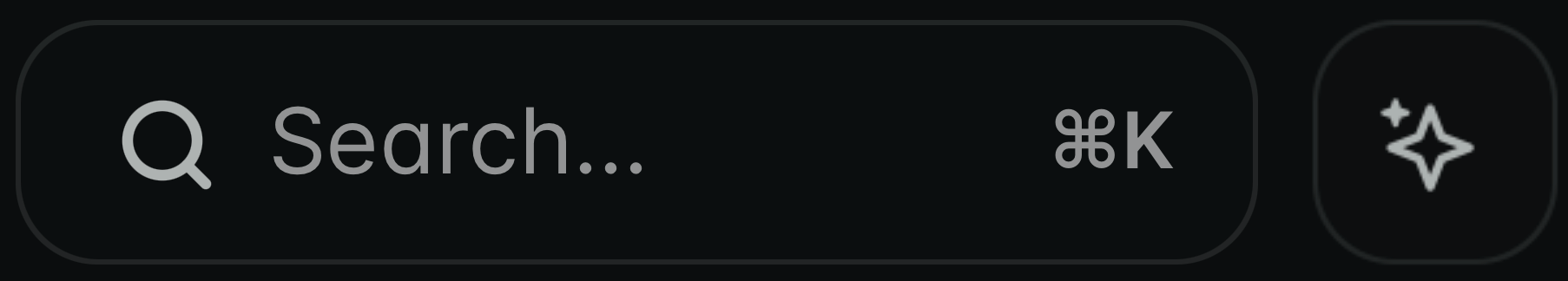 Search bar and assistant button in dark mode.