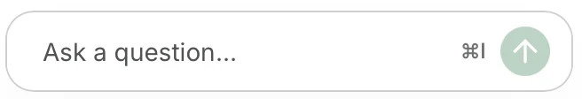 Assistant bar in light mode.