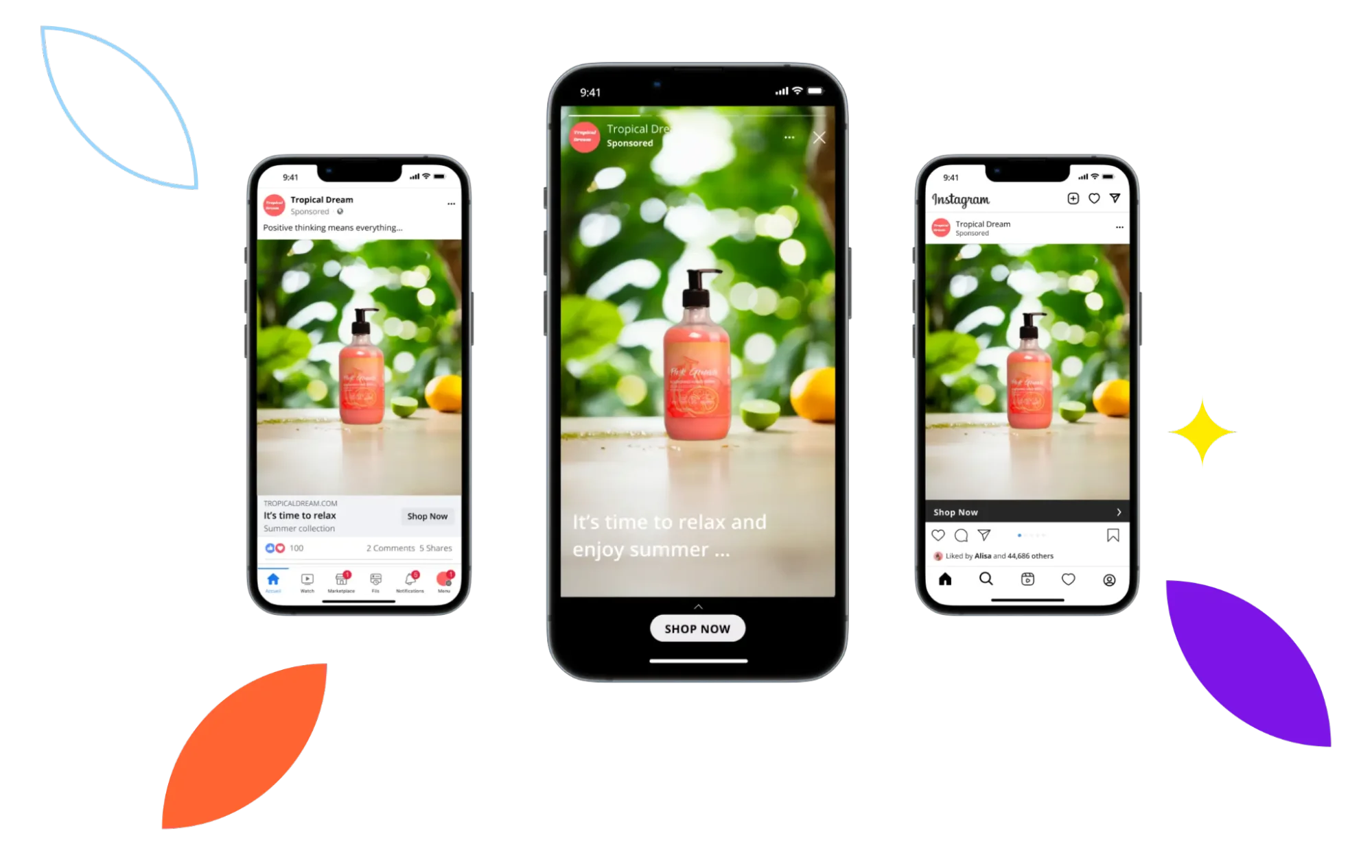 Ejemplo 3: resultado de una campaña publicitaria fuera de la página web.