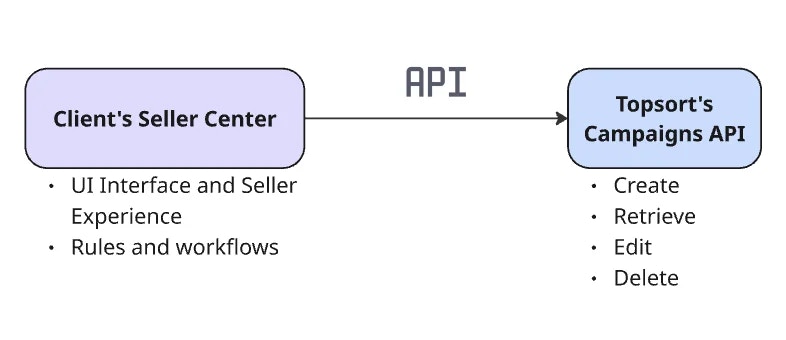 Diagram of Campaign API functionality.