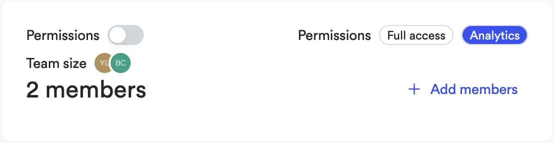 Screenshot of vendor self service functionality.