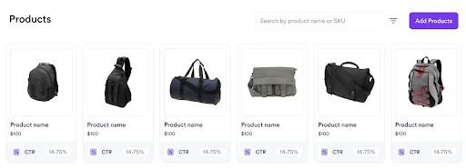 Produkt-Dashboard