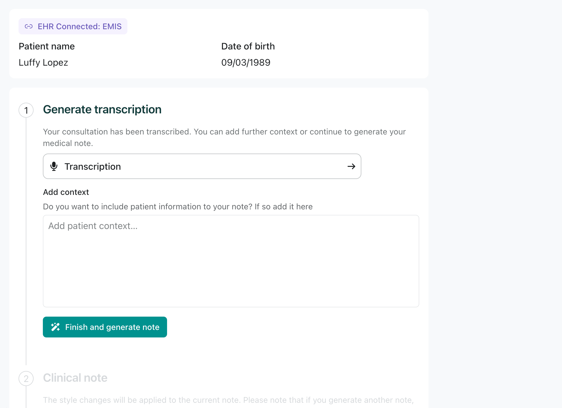 Audio file consultation