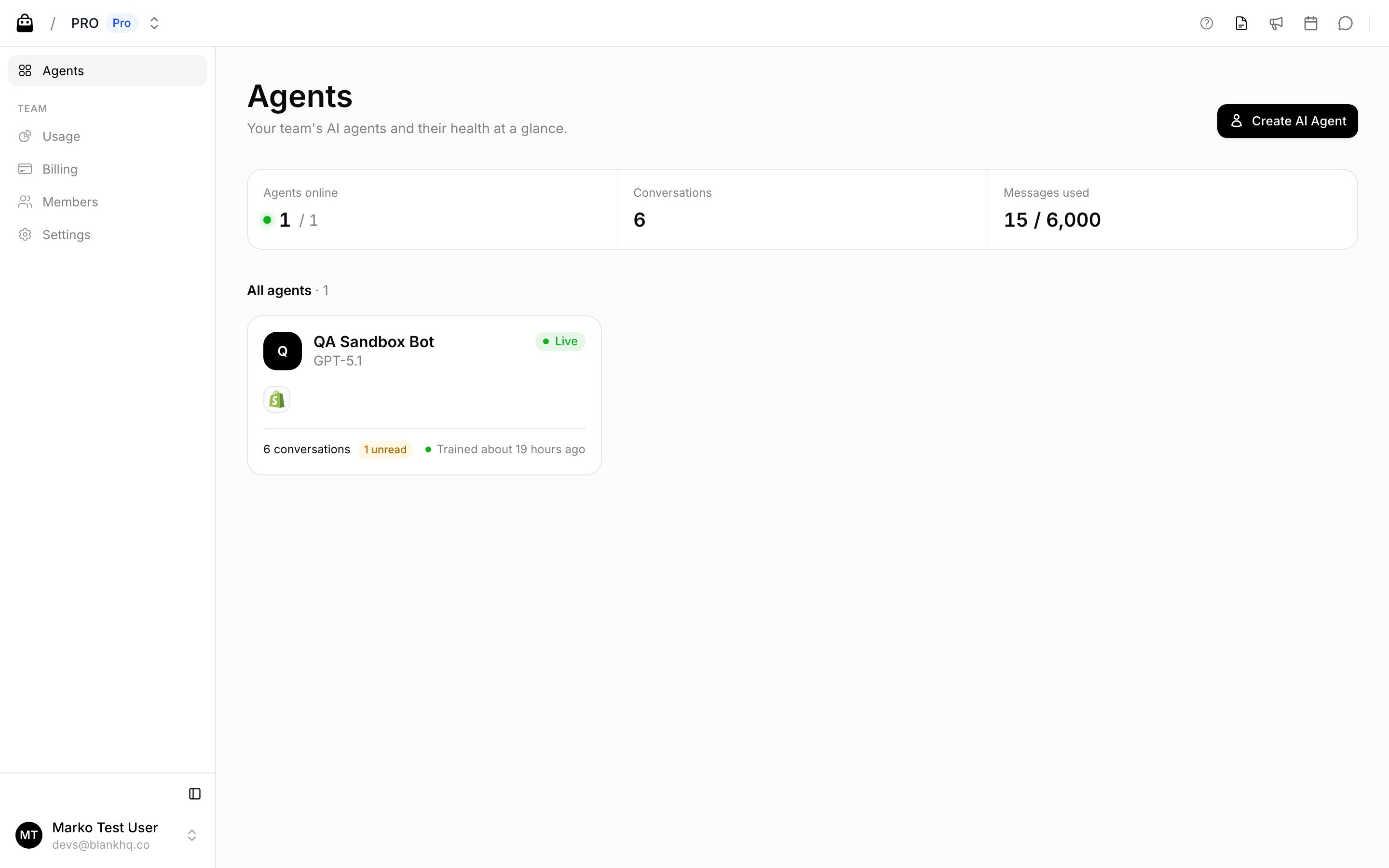 Create AI Agent