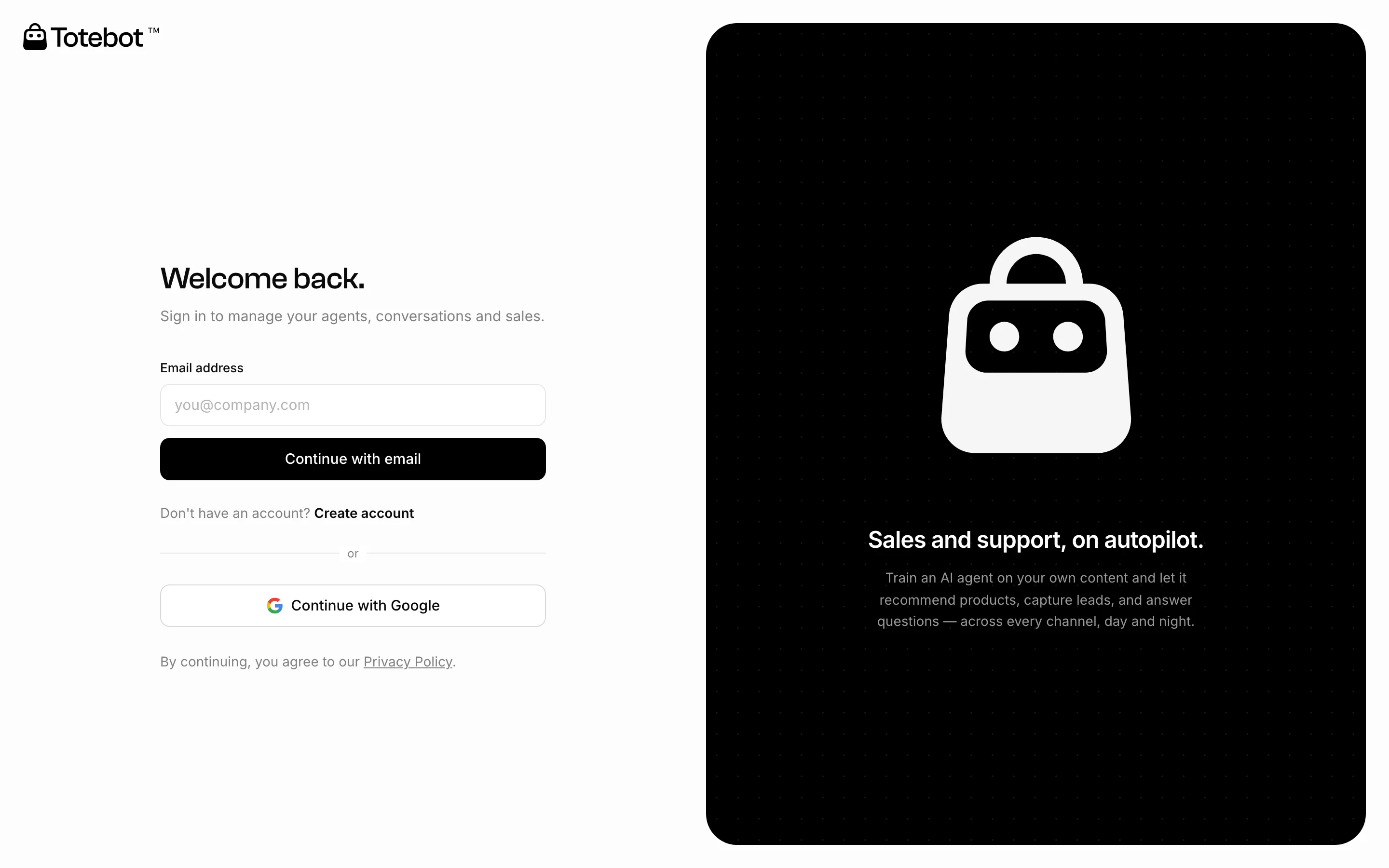 totebot register for free