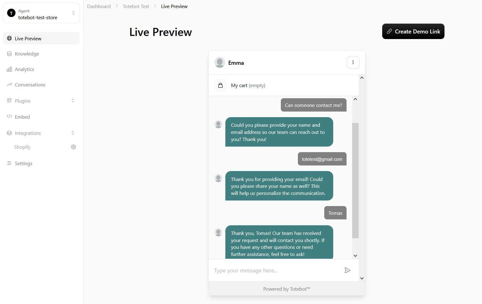 Lead Action Live Chat