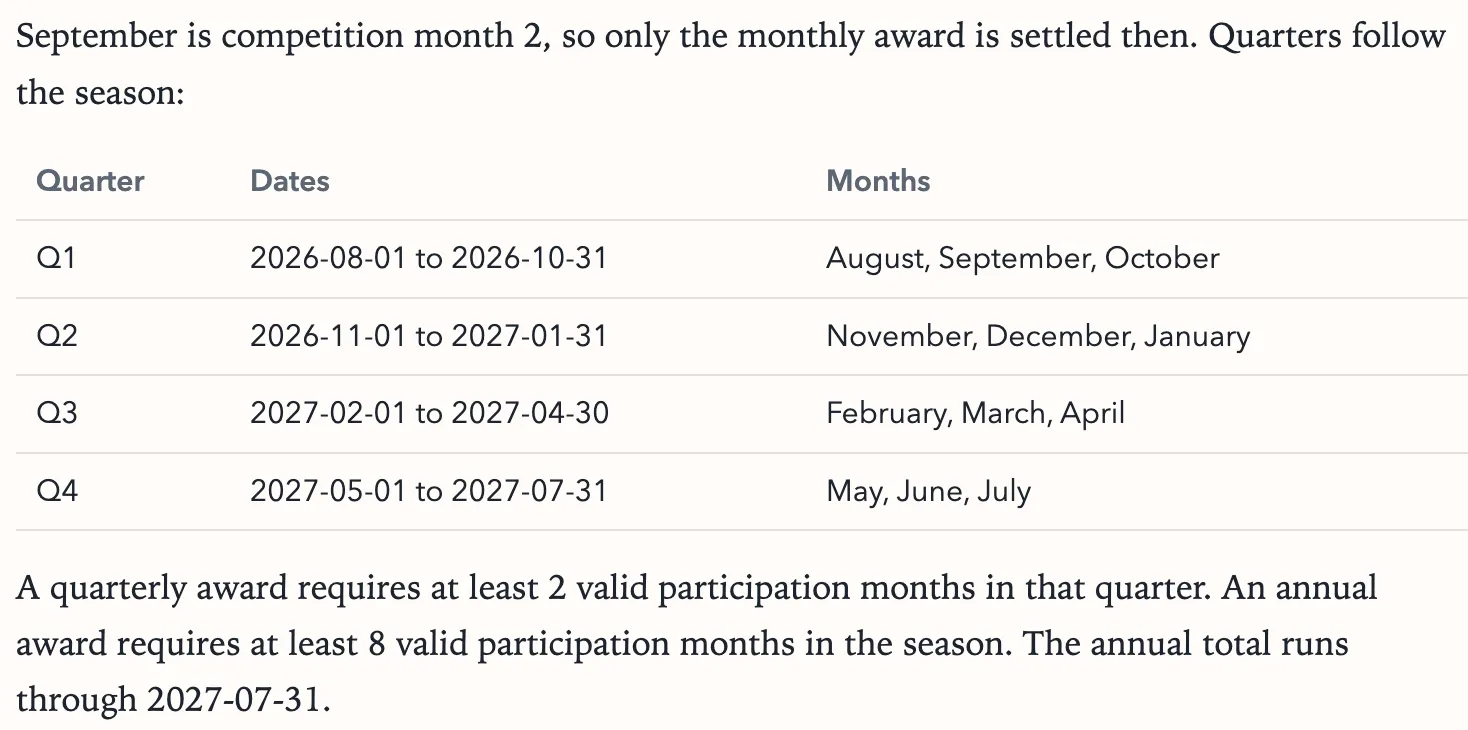 GATC prize settlement information, part 1