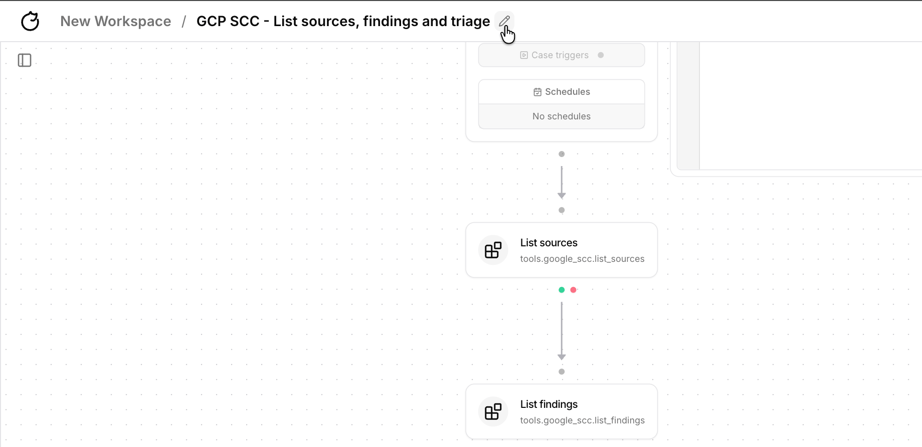 Rename workflow in the builder