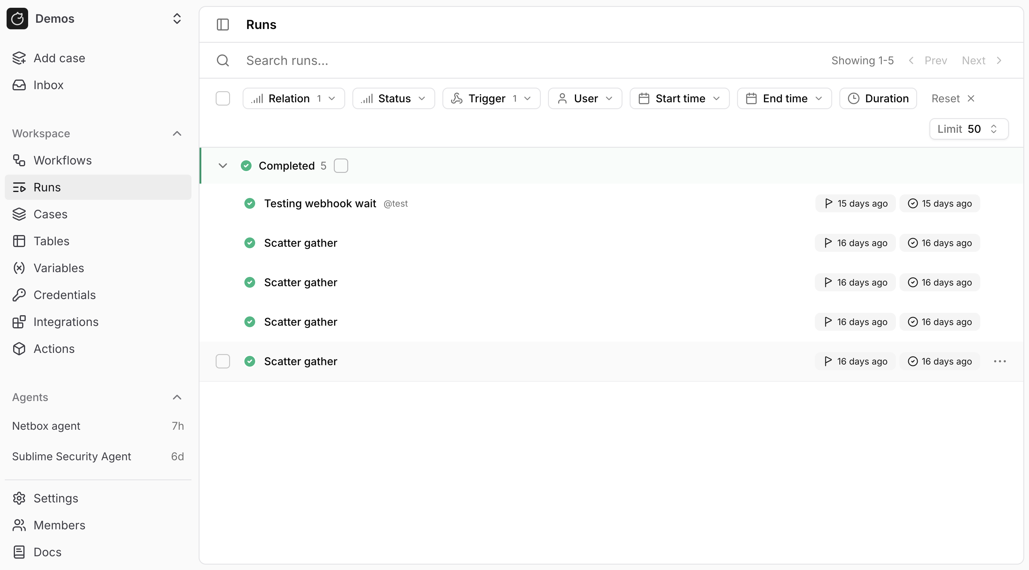 Workflows - Tracecat Docs