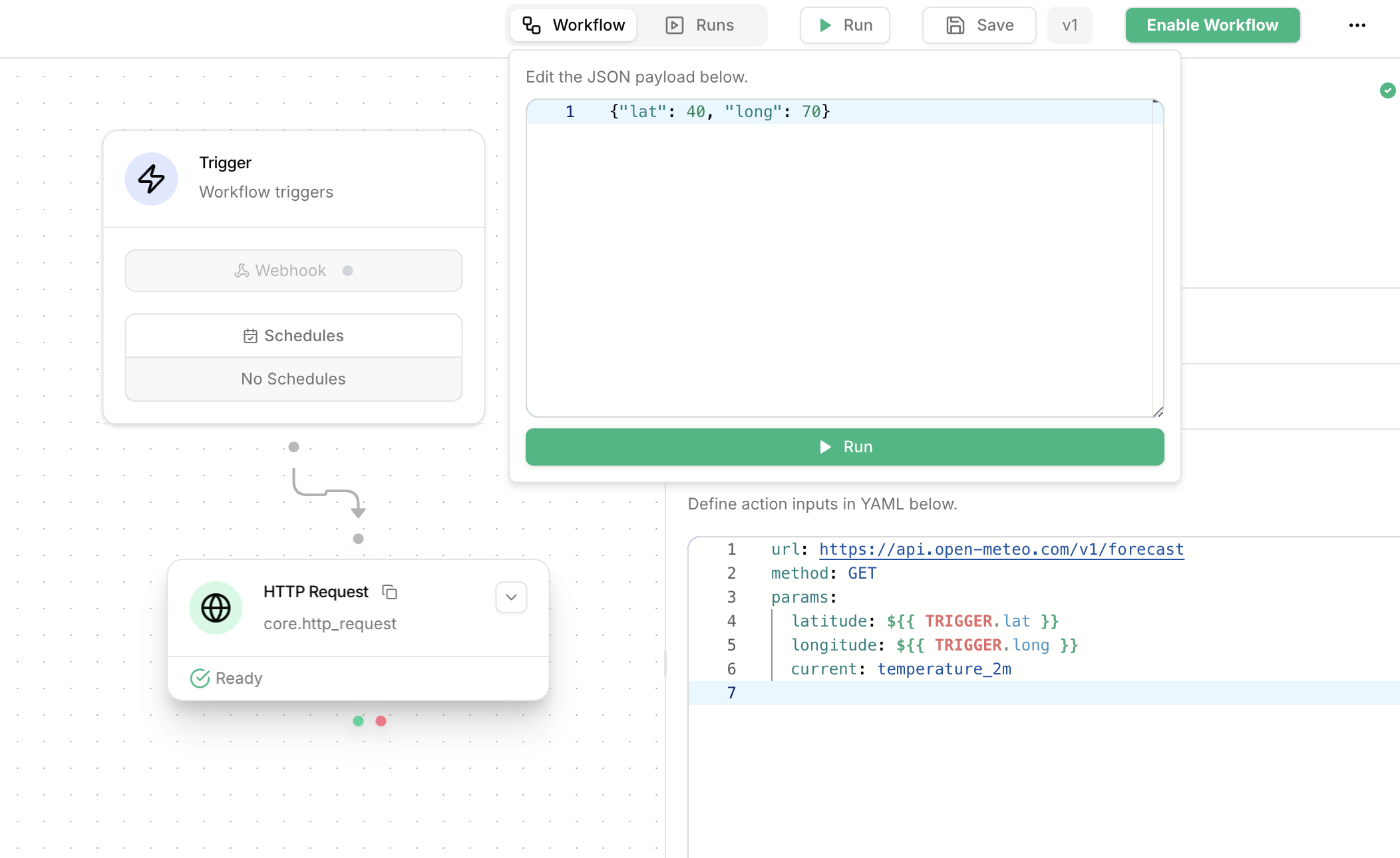 Reference webhook payload