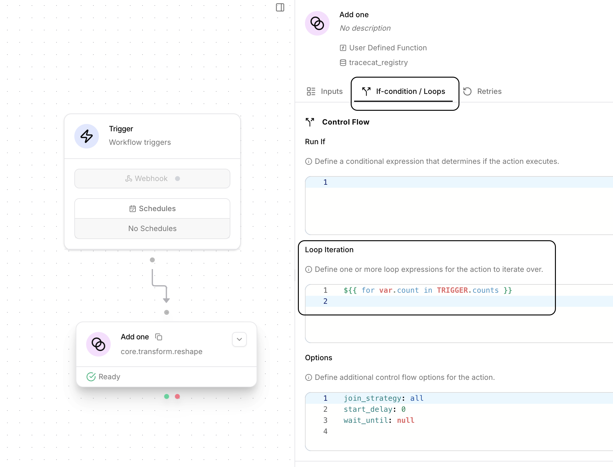 Define loop expression