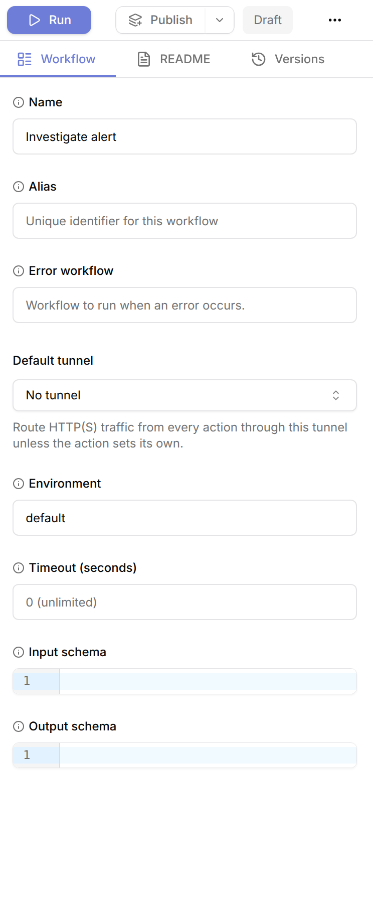 Workflow timeout