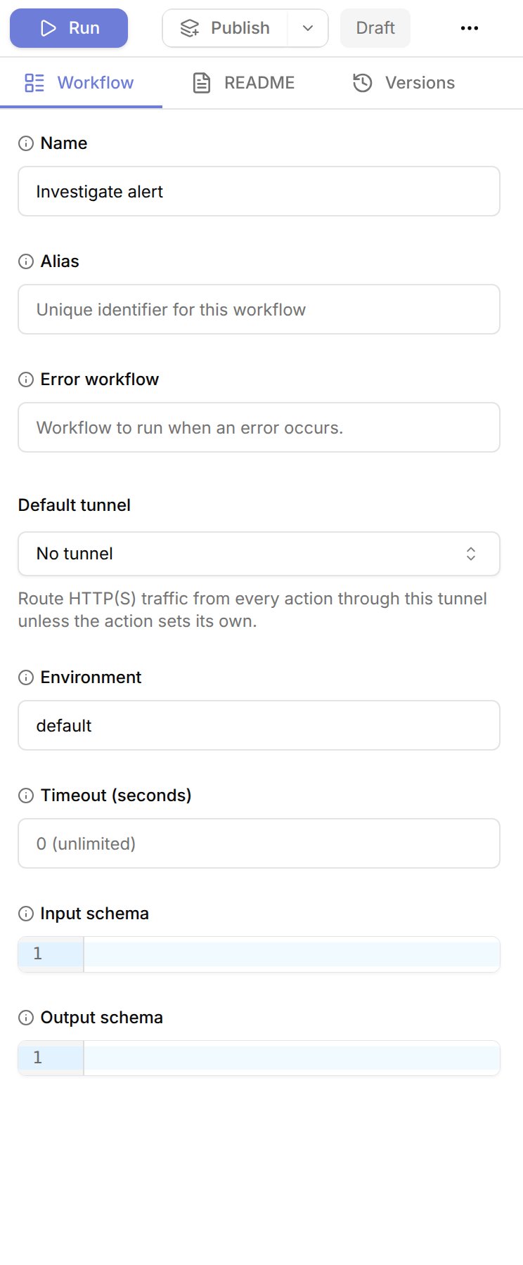 Workflow timeout