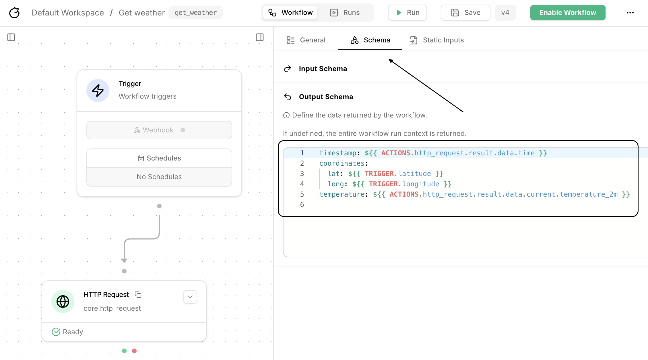 Output Schema