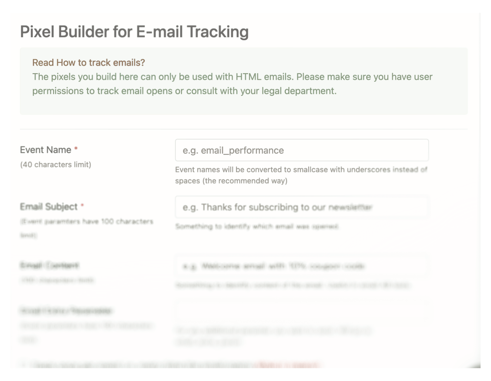 Email Pixel Builder 2