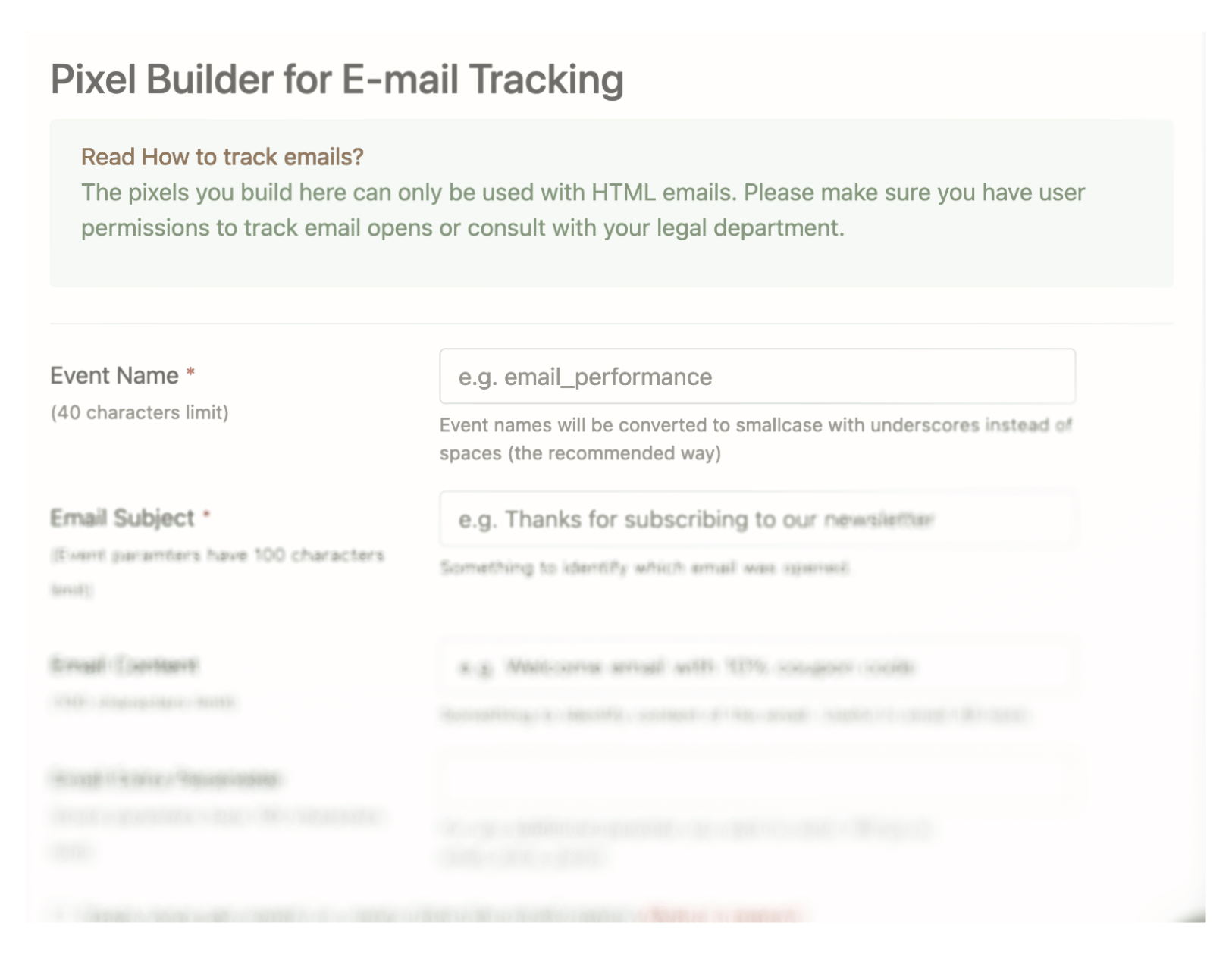 Email Pixel Builder 2