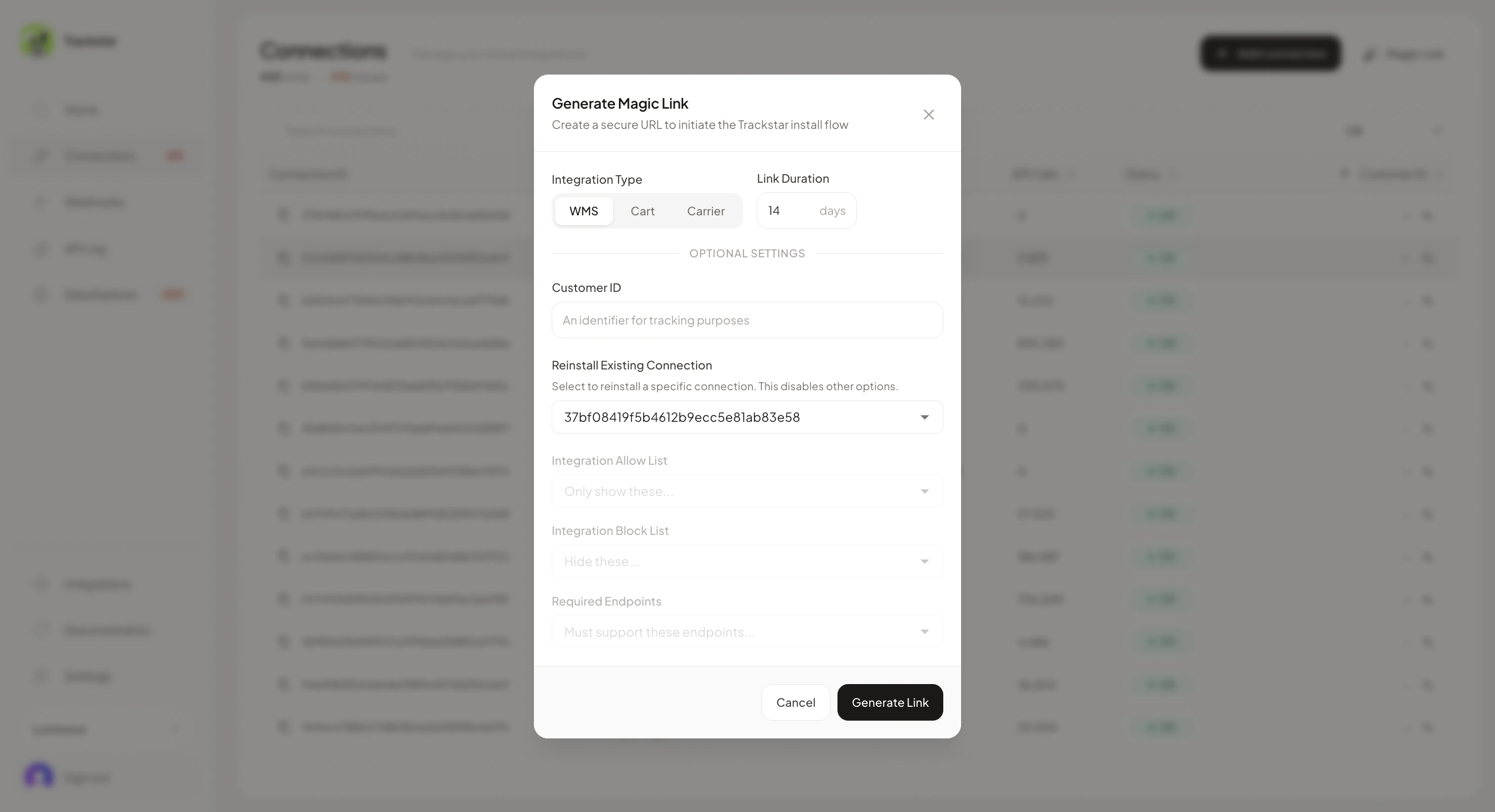 Reinstall via Magic Link