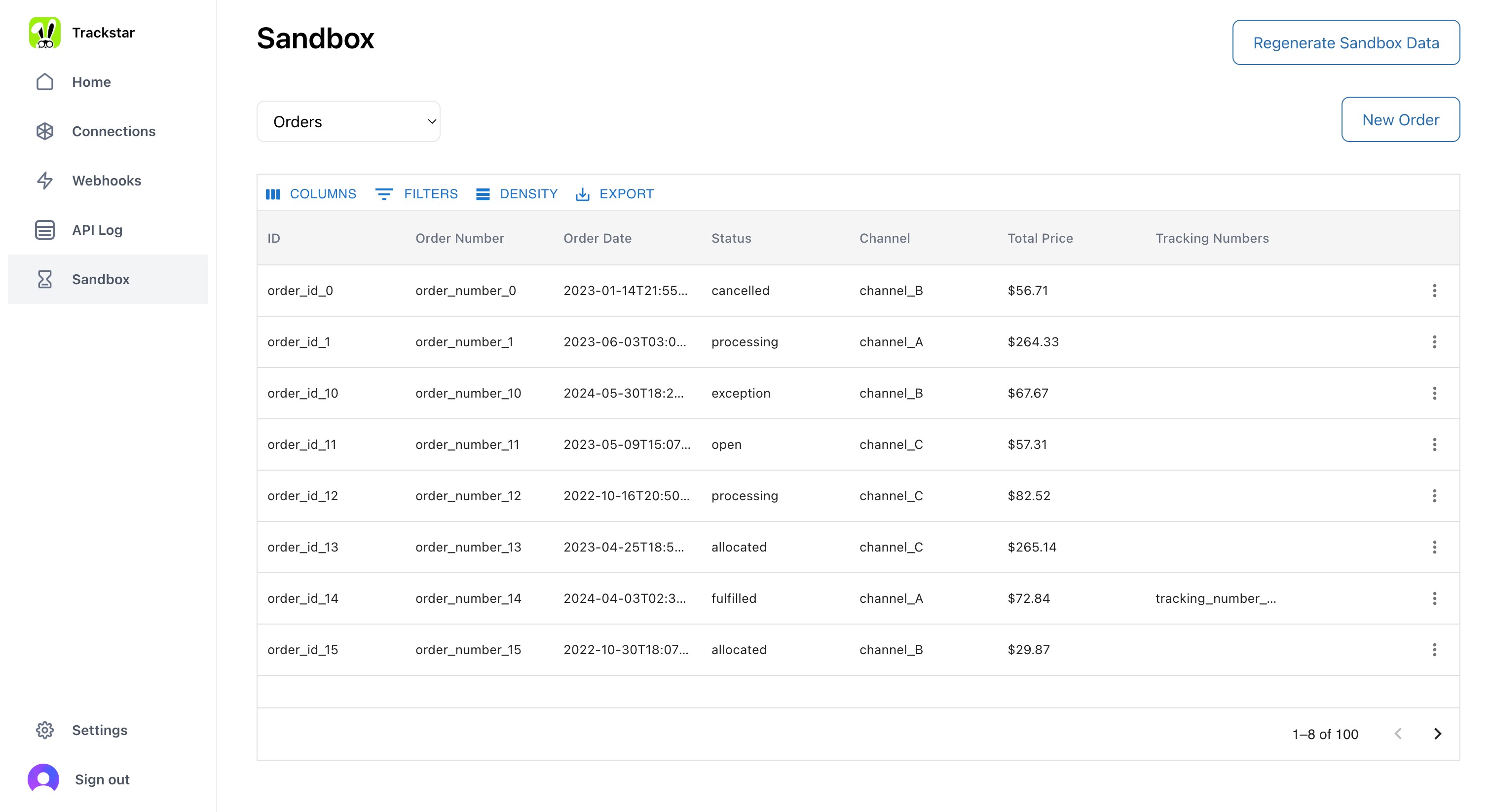 Sandbox UI