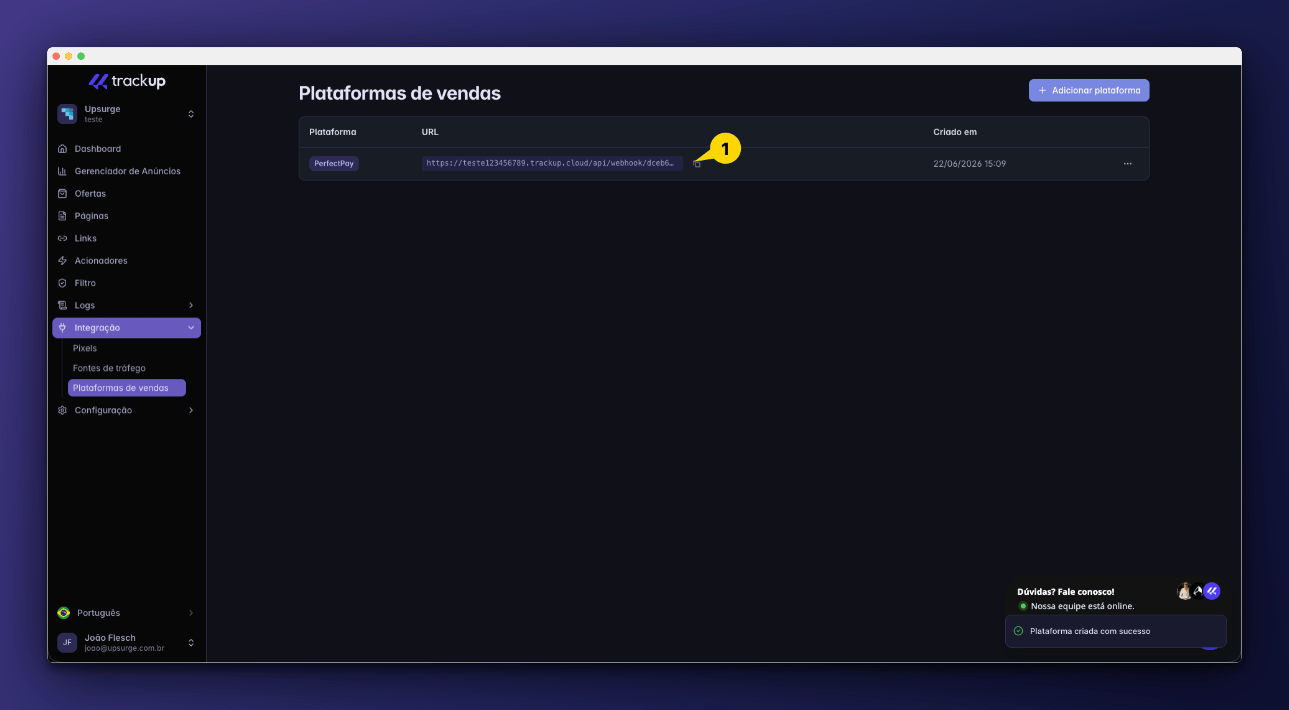 Copy Link Perfect Pay Copiar Webhook Perfect Pay