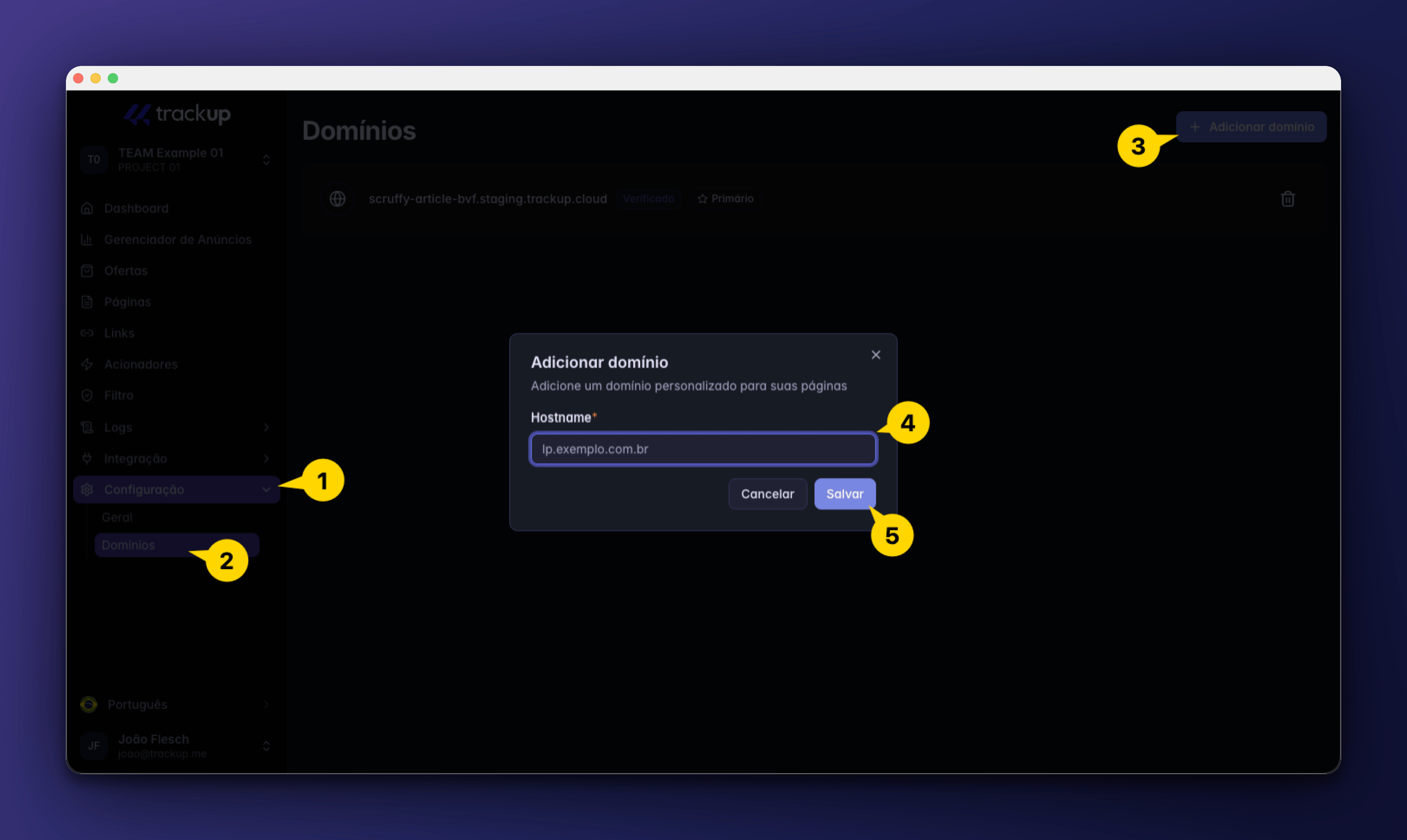 Add Domain