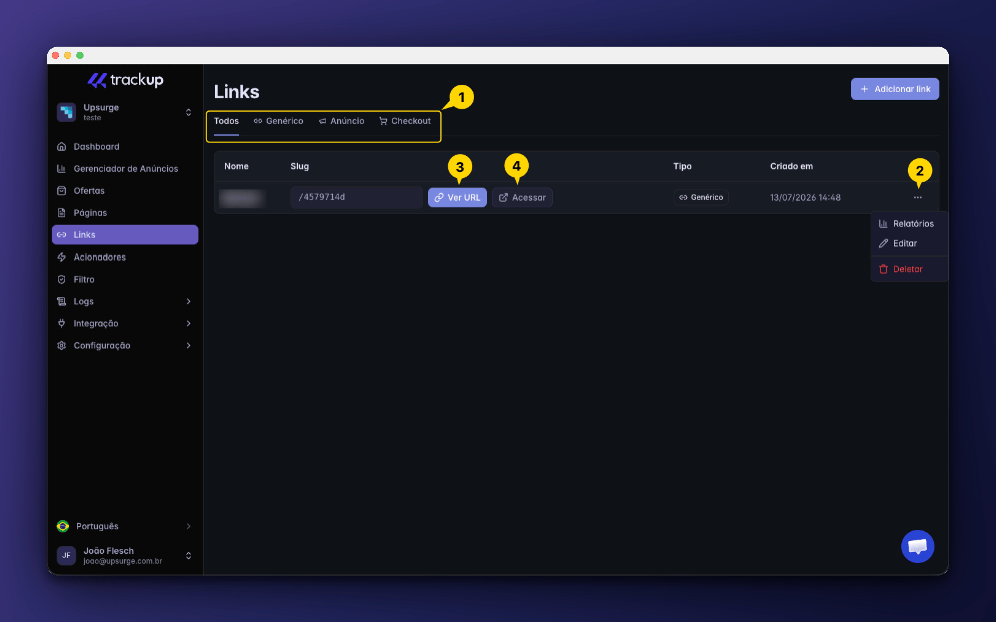 Link Menu