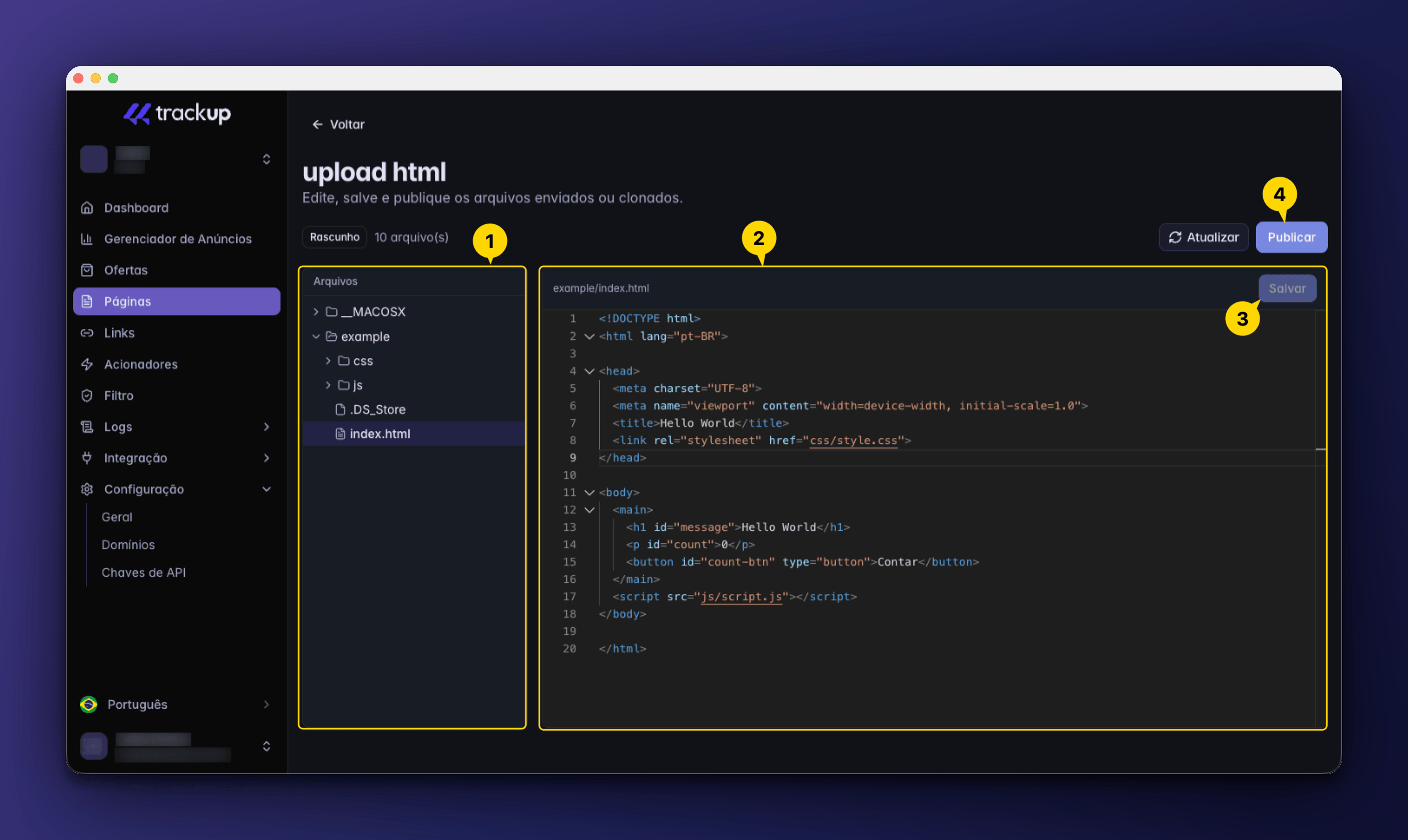 Upload Editor