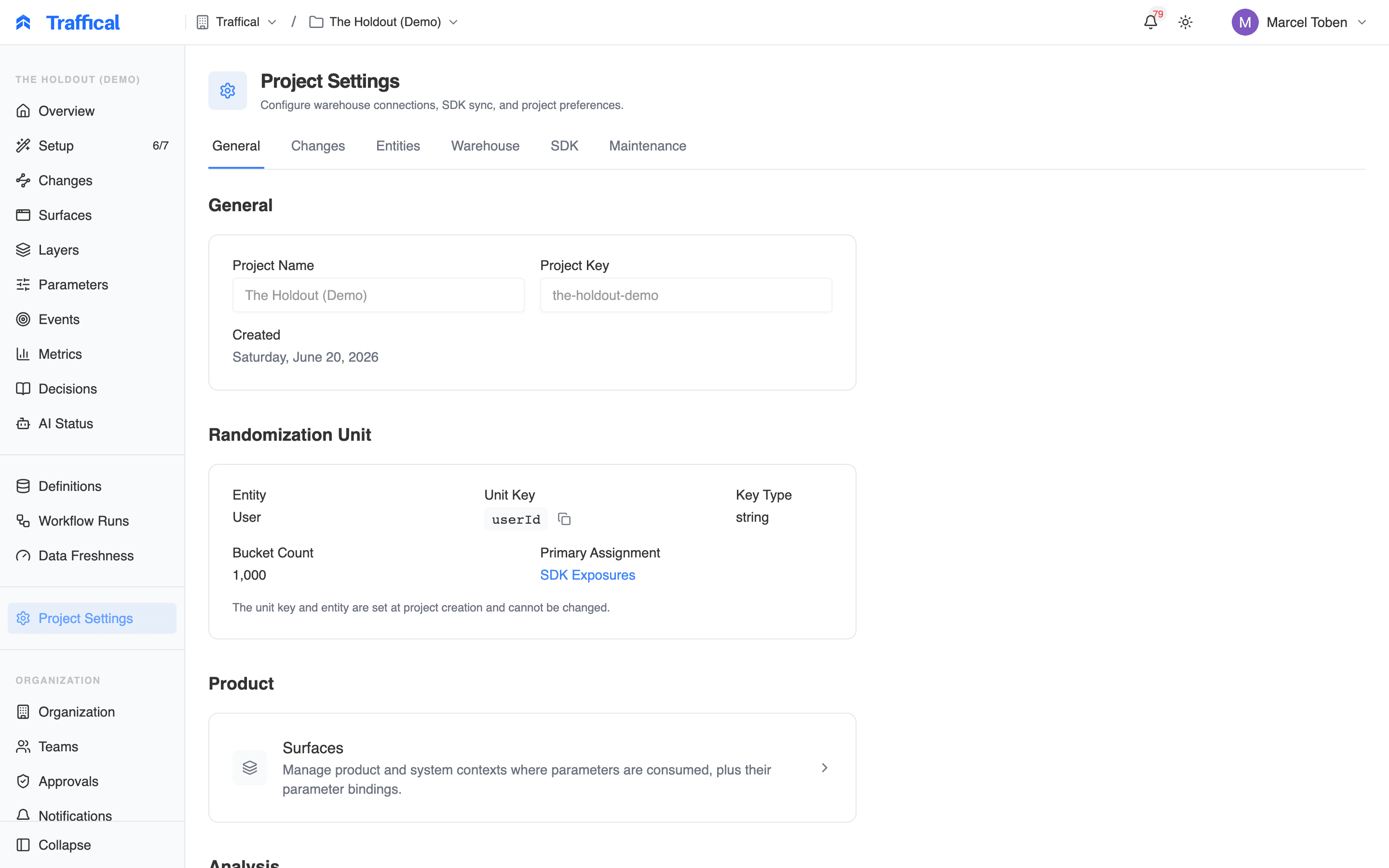Change defaults card placeholder