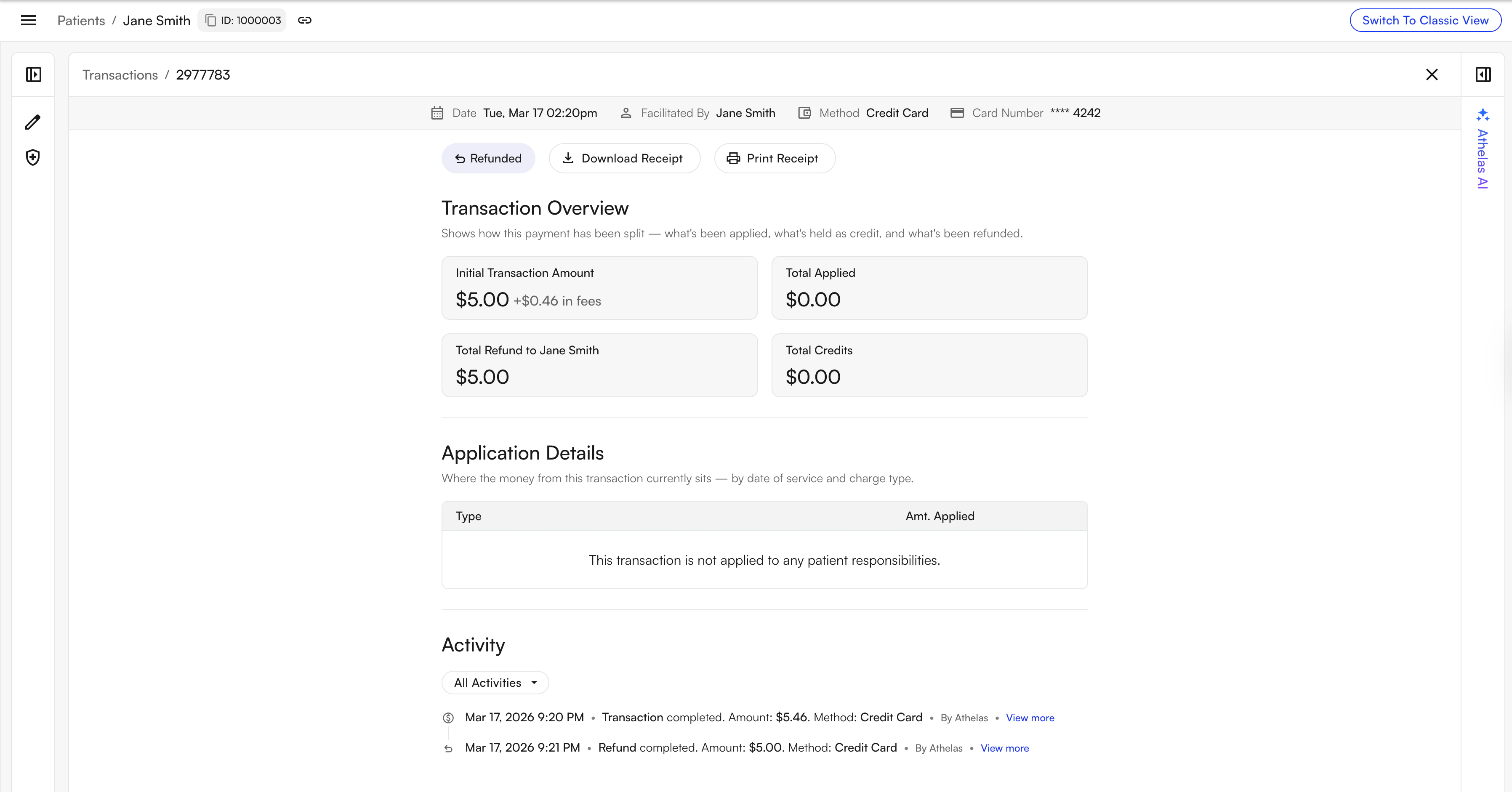 Transaction Details