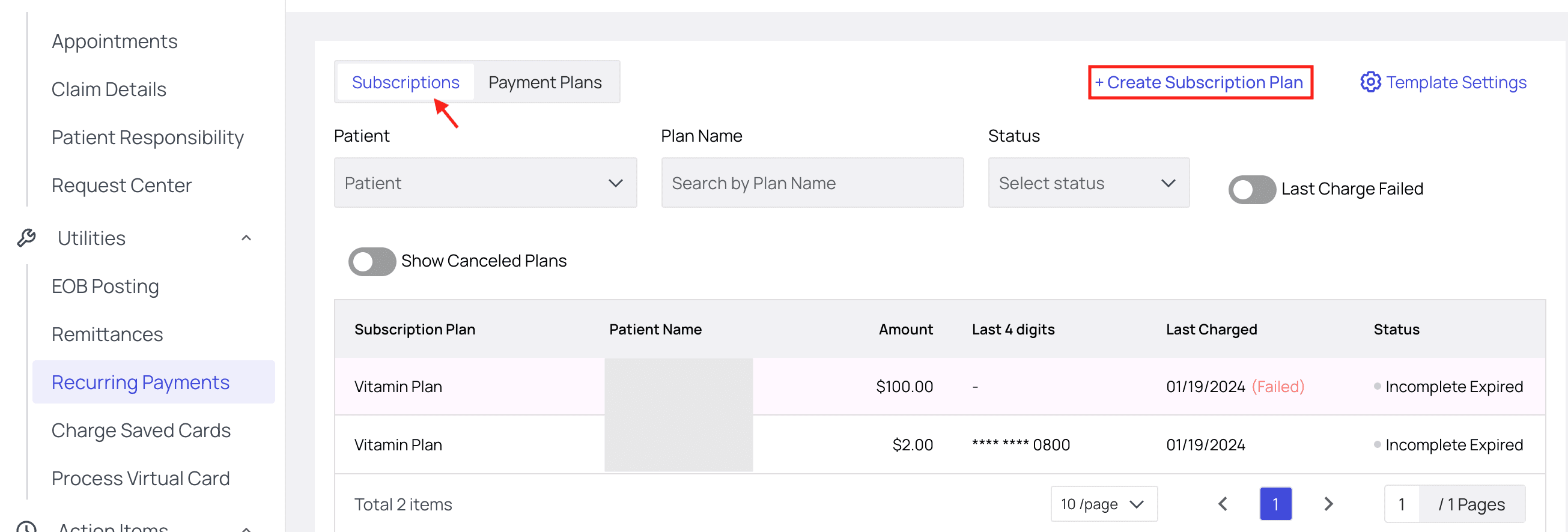 Patient Subscriptions - Athelas