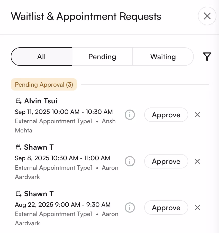 Accepted offer converted to appointment