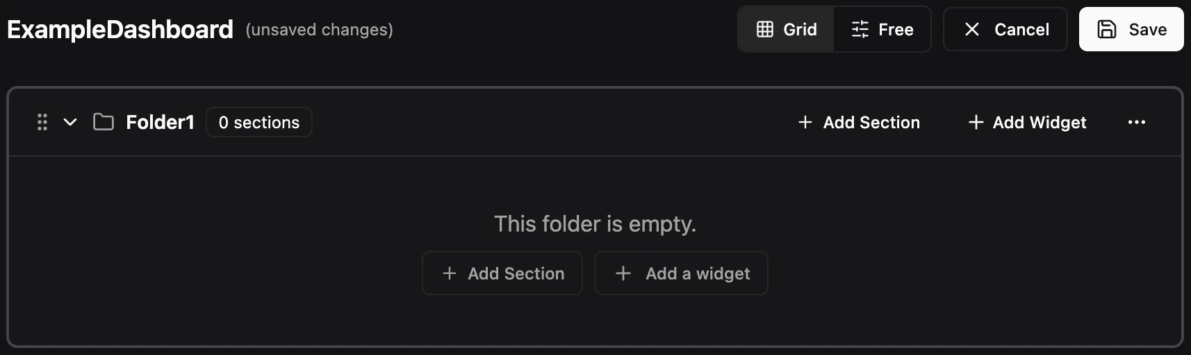 Empty folder