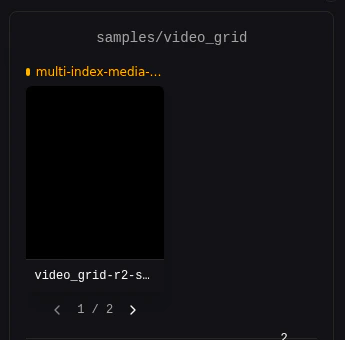 Multi-sample video card with 1/2 nav row