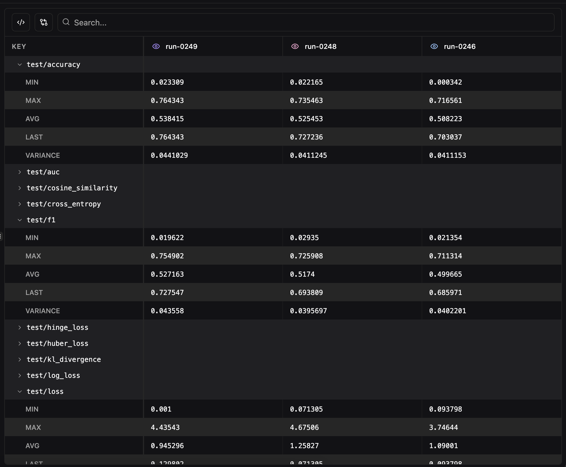 Side-by-side comparison view