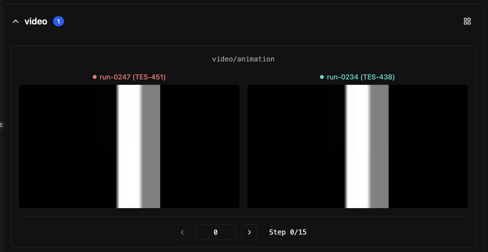 Video widget in the dashboard