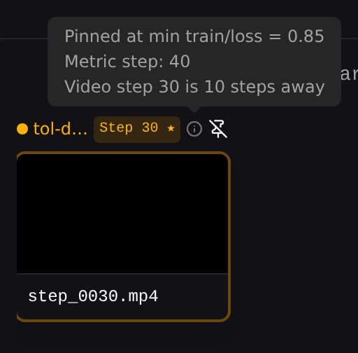 tol-demo-sparse at K=10 reaching loss 0.85