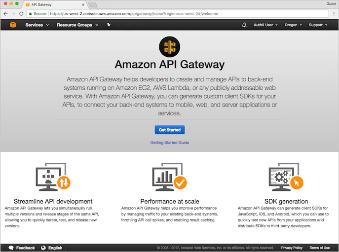 AWS API Gateway - Get Started