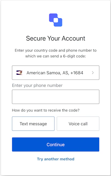 MfaPhoneEnrollment