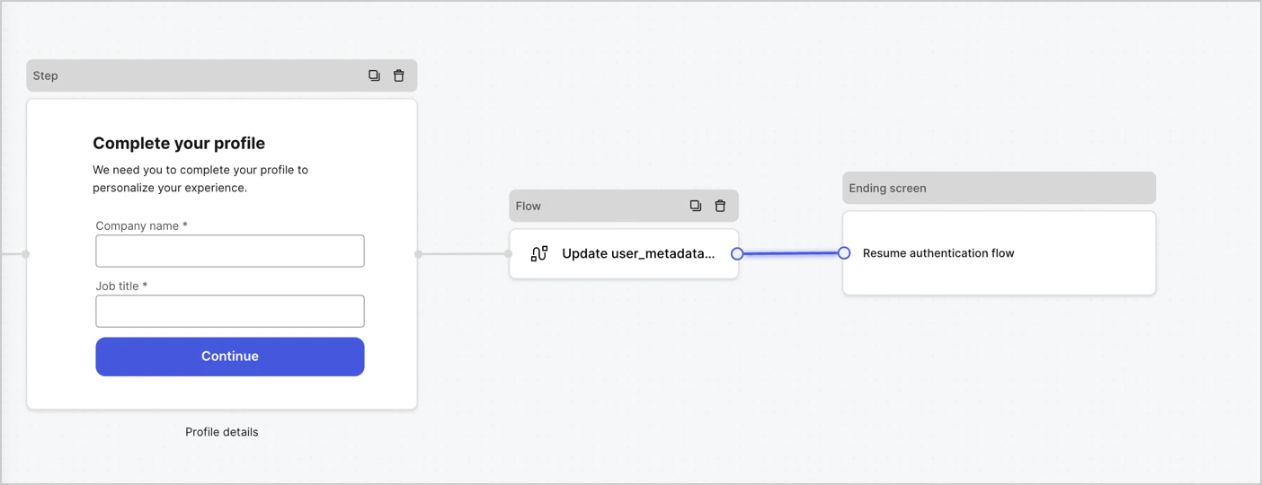 Dashboard > Actions > Forms > Form