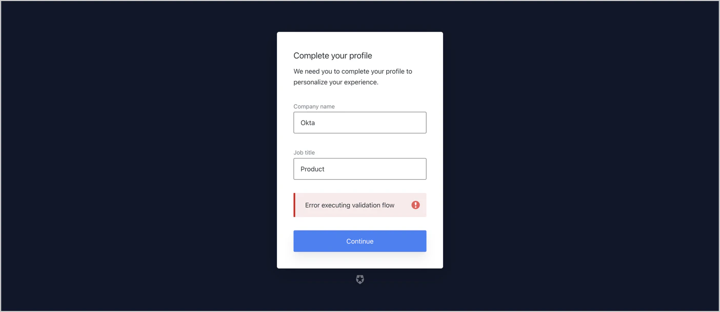 Dashboard > Actions > Forms > Form