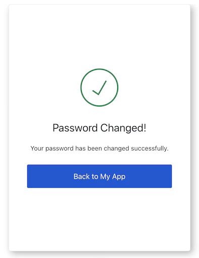ACUL Request password success
