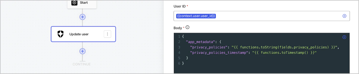 Dashboard > Actions > Forms > Flows