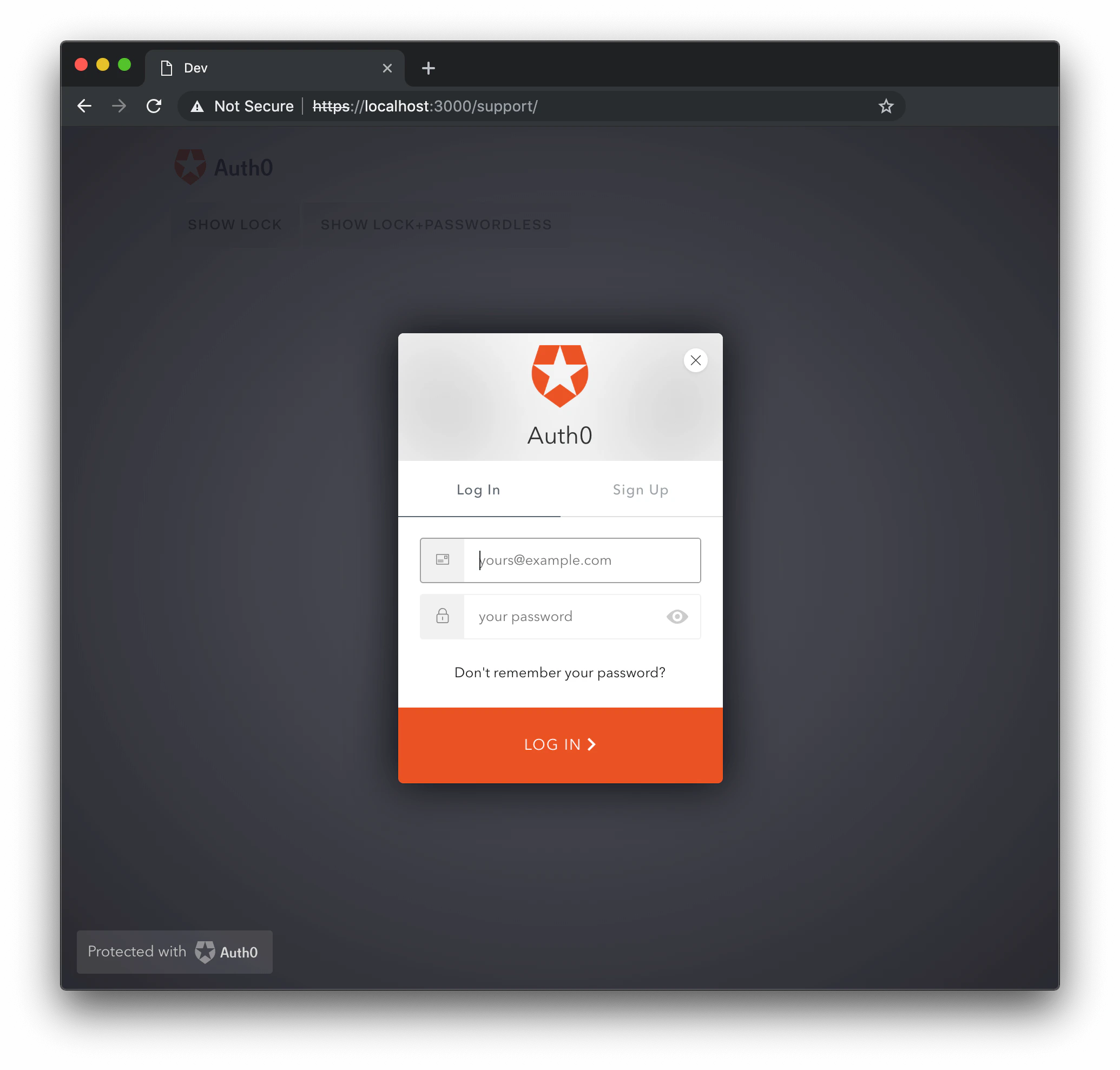 Opción de Lock: Conexiones permitidas - Base de datos