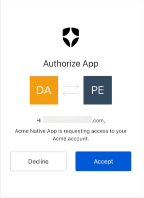 Mesures contre l’usurpation d’application - Invite de confirmation